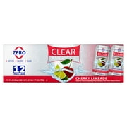 Clear American Sparkling Water, Cherry Limeade, 12 Fl Oz, Pack of 24