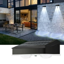 Rvasteizo Solar Lights Outdoor for Garden, LED Hill Light Effect Wall Garden Light IP65 Waterproof White Warm Light Colorful Three Choices