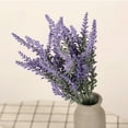 thumbnail image 6 of Nomeni Clearance Household Imitation Artificial Lavender Flowers Bouquet Plastic Purple Lavender for Wedding Home Decor Office Garden Patio Decoration, Home Decor Clearance Sale Purple, 6 of 9