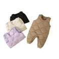 thumbnail image 5 of lnmuld Kids One-piece Solid Color Insulated Winter Jumpsuit for Boys with Detachable Straps All Weather Outdoor Play and Daily Activities Comfortable Romper Size:2-3 Years, 5 of 5