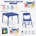 thumbnail image 3 of Homy Casa 5-Piece Kids Picnic Table and Chair Set, Folding Table for Backyard Play, Camping, Snacks, Crafts, 3 of 7