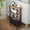Rustic Brown and Black, variant on Small Narrow Side Table, 3-Tier Skinny End Table with Storage Shelf, Slim Nightstand Bedside Table for Small Spaces, Living Room, Bderoom,