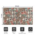 thumbnail image 5 of Pioneer Flower Floral Print Pattern Door Rugs,Washable Non Slip Door Mats Indoor,Decorative Door Mats,Entry Mat Indoor for Entrance,Bedroom,Kitchen,Bathroom,17"x30", 5 of 6
