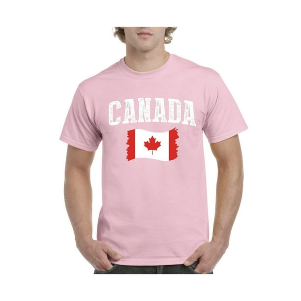 IWPF Mens Canada Flag Short Sleeve TShirt
