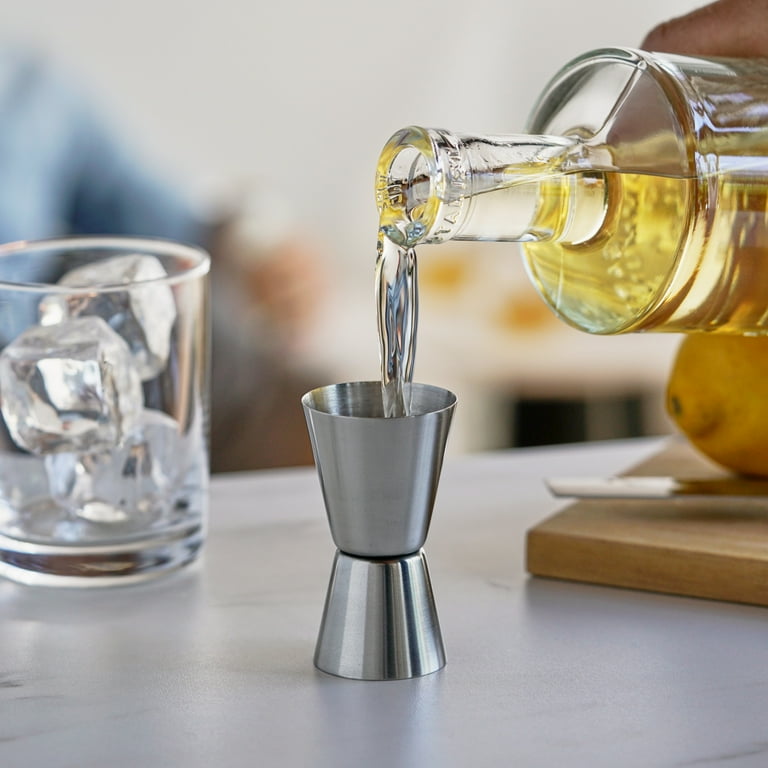 True Cocktail Measuring Jigger, Durable Stainless Steel Double