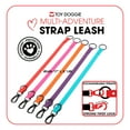 thumbnail image 6 of 2 in 1 Tab Leash Red with Glow-in-the-Dark feature for Small to Big Dogs from Toy Doggie Adventure Proof Collection, 6 of 7