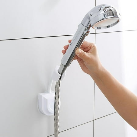 

GIUHUIZ Shower Stand Can Rotate Universal Adjustable Bathroom Nozzle Shower Seat Suction Cup Bath Fixed Shelf
