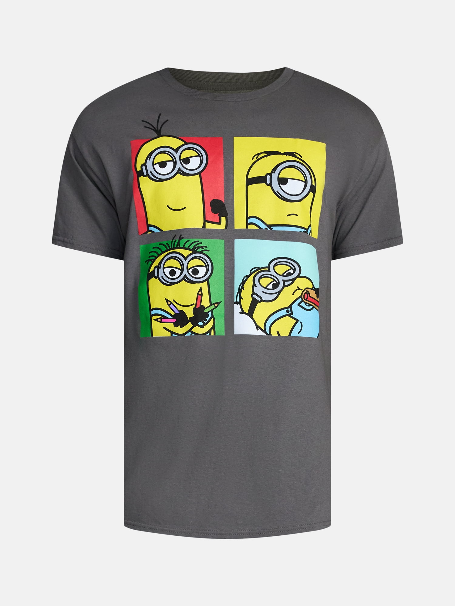 Despicable Me Men's and Big Men’s Minions Graphic Cotton Tee, Sizes S-3XL