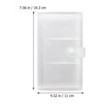 thumbnail image 4 of 4 Pcs 120 Slots Name Cards Case Business Book Plastic Holder Clear Portable Storage, 4 of 6