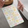 thumbnail image 2 of Pioneer Flower Floral Print Pattern Bathroom Rugs Mat, Non Slip Microfiber Bathroom Rug with Rubber Backing, Soft Mats for Bathroom Floor Tub Shower, 20"x32", 2 of 5