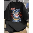 thumbnail image 2 of Men'S Vintage Cold Drink Bottle Cap Graphic T-Shirt - Cotton Crew Neck Tee, Retro Summer Casual Top with "Original Cold Drink" Print, Breathable & Comfortable for Casual Attire Crew Nec, 2 of 8