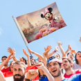 thumbnail image 4 of Olivia Rodrigo Bandera impresa con temática, regalo perfecto para fanáticos, amigos y familiares, y adecuada para actividades al aire libre e interiores, decoraciones de fiesta.40cm×60cm, 4 of 6