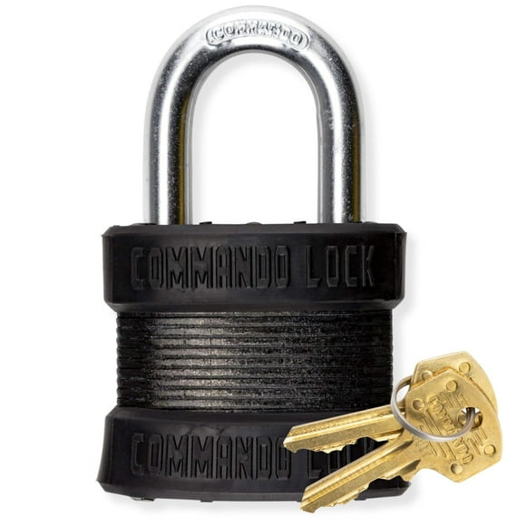 Antipinza Padlock Commando Lock Blackout de acero laminado