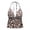Coffee [Womens Tank Tops] [Summer Deals New Arrivals] [WenDA6062727], variant on WEIWEN Halter Tank Tops for Women Trendy 2026 Leopard Printed Tie Front Backless Ruffle Beach Crop Going Out Tops for Women Summer Club Outfits Coffee, XL