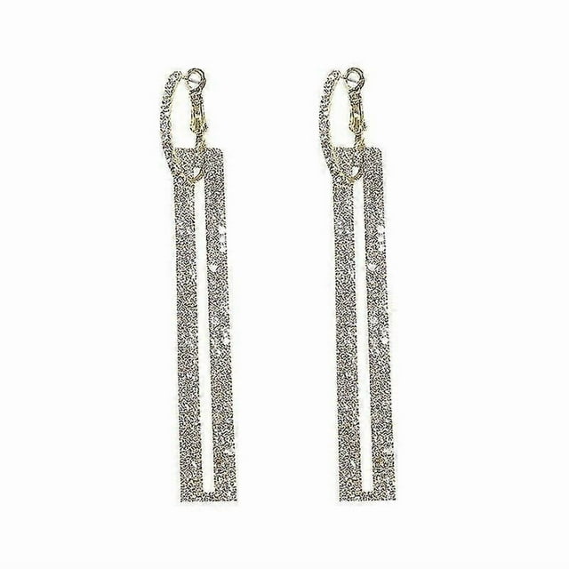 Luxury Strip Hollow Earrings Women Wedding Gifts