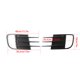 thumbnail image 3 of Speravity Parachoques Rejilla Reemplazo rápido Recubrimiento Negro Coches Red Parachoques Rejilla Protección artesanal Cubierta de luz antiniebla Vehículos, repuestos y accesorios Mis Derecha Speravity VI015426-01, 3 of 6