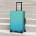 thumbnail image 2 of Lsque Teal Turquoise Printed Luggage Cover, Travel Luggage Protector,Scratch and Dirt Resistant, Fits 18-32 Inch Luggage - Medium, 2 of 9