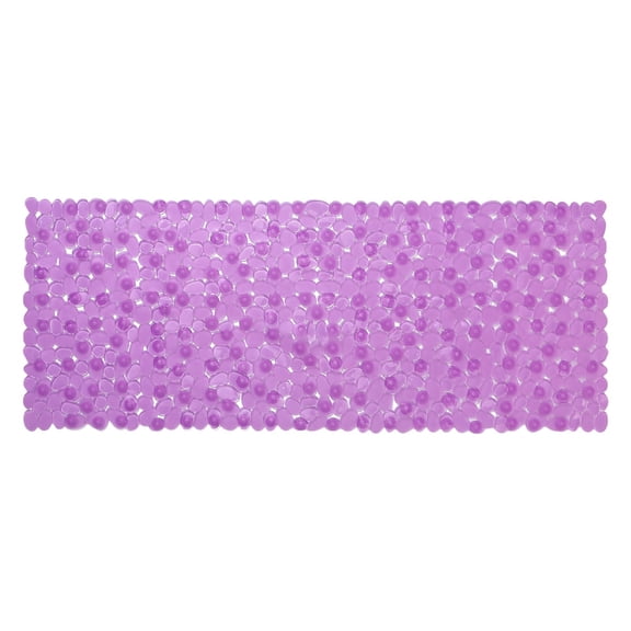 PEIBang Bath Tub and Shower Mats,16x39 Inch Non-Slip Pebble Bathtub Mat with Drain Holes,Suction Cups for Smooth Floors