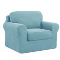 thumbnail image 1 of Ensembles de Housses de Sofa 2024 7 Pcs Housse Extensible pour Canapé Housses de Coussins de Dossier (Sofa Bordeaux), 1 of 6