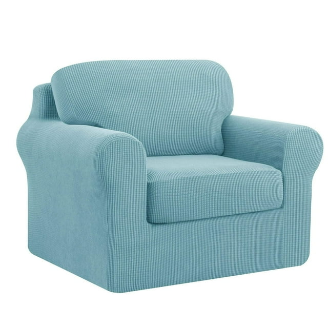 Ensembles de Housses de Canapé 2024 7 Pcs Housse de Canapé Extensible Housses de Coussin de Dossier (Canapé Vin)