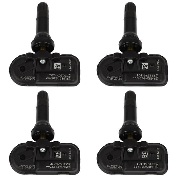 ECCPP 433MHz Tire Pressure Sensor Fits For 2014-2022 For Jeep Cherokee,2014-2022 For Ram 1500,2019-2022 For Ram 1500 Classic Tire Sensor Replace For 68249197AA, 68249200AA, 68249201AA