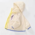 thumbnail image 6 of HAOTAGS Boys Sun Protection Jacket,Lightweight Sunproof Hooded UV-Blocking Long Sleeve Athletic Jackets Beige 12-13 T, 6 of 9