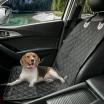 Motoforti Water Resistant Pet Front Seat Cover Protector for Cars Trucks SUVs 39"x19" Oxford Cloth Black