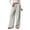 Gray, variant on Women's Loose Comfortable Casual Plush Wide Leg Pants, High Waisted Solid Color Fleece-Lined Winter Trousers with Elastic Waistband,Gray L