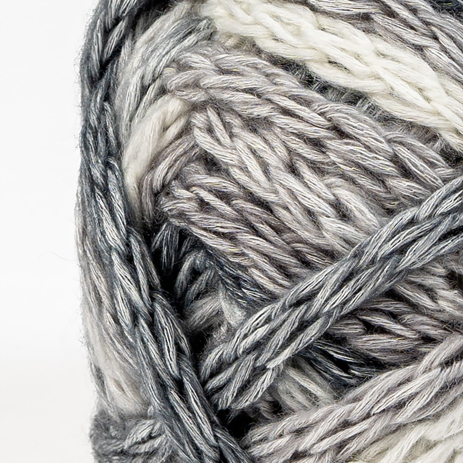 Crafted by Catherine Charcoal Braided Rope Super Bulky Yarn, 63 yards, 10.5oz/300g (2 Pack)