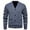 Gray, variant on Cavosen Men's Knit Cardigan Sweater Lapel Long Sleeve Button Down Coat with Pockets Solid Color Versatile Fall Clothes
