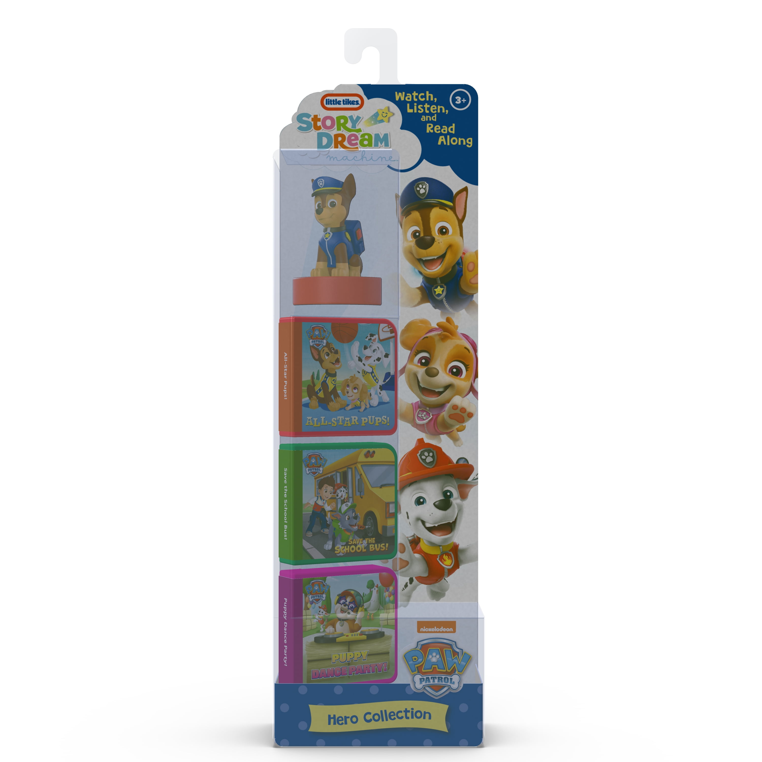 Little Tikes Story Dream Machine PAW Patrol Hero Collection, Storytime Books, Audio Play Character, Audio Toy Gift, Toddlers, Kids, Ages 3+