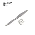 thumbnail image 2 of Hélices RC CW 6x4 Pulgadas 2-Palas para Avión Nylon Gris 3Pcs con Anillos Adaptadores, 2 of 4