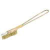 21cm Length Handy Tool Metal Handle Brass Wire Cleaning Brush Gold Tone
