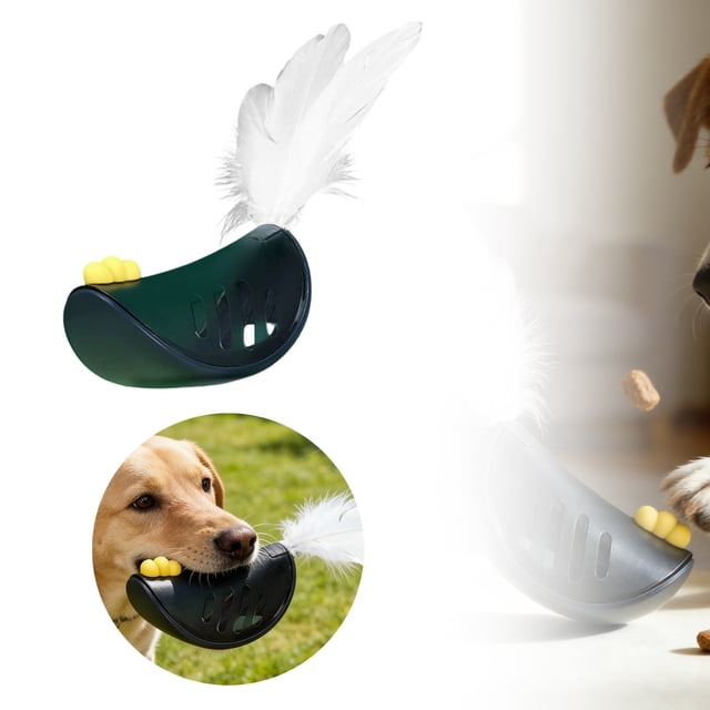 Jouet Interactif d'Alimentation Oscillant pour Chats, Distributeur de Nourriture avec Mouvement et