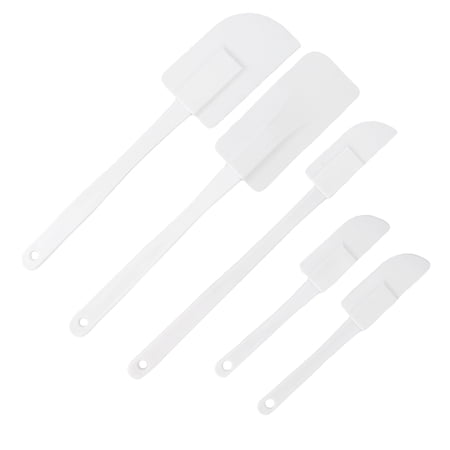 NFTIGB 5pcs Wax Spatula Set Silicone Reusable Waxing Stirrer Applicator Multifunctional Wax Sticks for Home Salon Use 14.57 inches / 37.00 cm