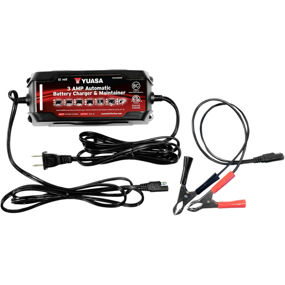 Yuasa Battery Charger 3A 12V YUA1203000