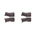 thumbnail image 2 of ZLight 1 Pair Fingerless Mittens Fashionable Simple Knitting Craft Clothes Accessory for Decoration Keeping-warm Wear Dark grey 2Set, 2 of 6