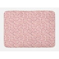 thumbnail image 1 of Polka Dots Bath Mat, Colorful Romantic Polka Dots in Geometric Shapes Vintage Groovy Artsy Print, Non-Slip Plush Mat Bathroom Kitchen Laundry Room Decor, 29.5 X 17.5 Inches, Pink Purple, Ambesonne, 1 of 2