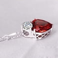 thumbnail image 4 of Collar de reina de corazones, cadena de plata de ley 925, juguete de corazón rojo, accesorios de princesa, joyería, regalo de San Valentín para ella (rojo), 4 of 6