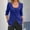 Blue, variant on Generic Womens Blazers Business Casual Long Sleeve Button Down Scoop Neck Split Hem Fitted Suit Jacket Office Work Blazer