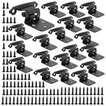 Tysrjsv 20pcs Cabinet Hinges Self Closing Frame Cabinet Hinges Cold Rolled Steel Cupboard Hinges Sturdy Kitchen Cabinet Door Hinges Cabinet Hardware for Kitchen Bathroom Office (Black)