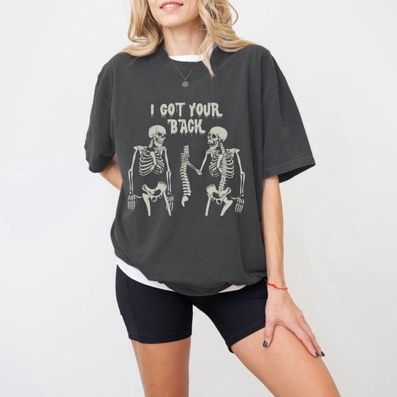 I Got Your Back Skeleton T-Shirt, Funny Skull Shirt, Vintage Tee, Vintage Graphic Shirt, Halloween Quote Gift, Sarcastic Tee