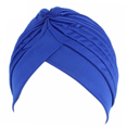 thumbnail image 1 of Lurrose - 10 unidades de turbante cruzado elástico, gorro Bennie plisado para quimioterapia, pañuelo para la cabeza, torcido, elástico para mujeres y niñas (color aleatorio), 1 of 5