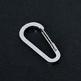 thumbnail image 4 of BELOWSYALER 10Pcs/set Stainless Steels Wiregate Carabiner Keyring Clip D-Shape Spring Clip for Hiking Camping Traveling Backpacking, 4 of 8