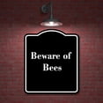 thumbnail image 2 of Beware of Bees BLACK Aluminum Composite Sign 15''x18'', 2 of 9