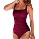 thumbnail image 1 of Trajes de baño de una pieza, traje de baño cerrado de talla grande, Push Up, trajes de baño femeninos para piscina, ropa de playa, 1 of 4