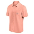 thumbnail image 2 of Men's Fanatics Coral Miami Marlins Front Office Button-Up Shirt, 2 of 3