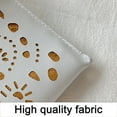 thumbnail image 4 of Hollow envelope bag, cross body bag, clutch bag-white, 4 of 5