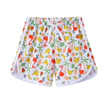 

QISIWOLE Summer Children s Casual Sports Printed Shorts In The Big Children s Rubber Waist Beach Pants Sales