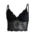 thumbnail image 3 of Bralette Sexy negro I Love Shape encaje elegante copas suaves forradas forma natural, 3 of 3